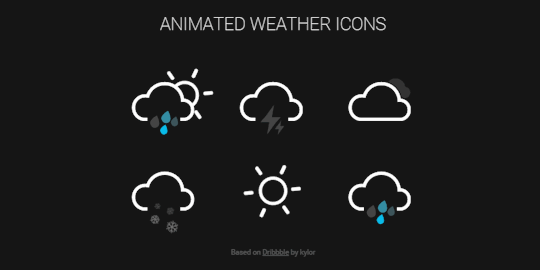 Weather Icon Animated