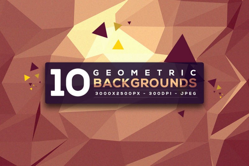 10 Free Geometric Backgrounds