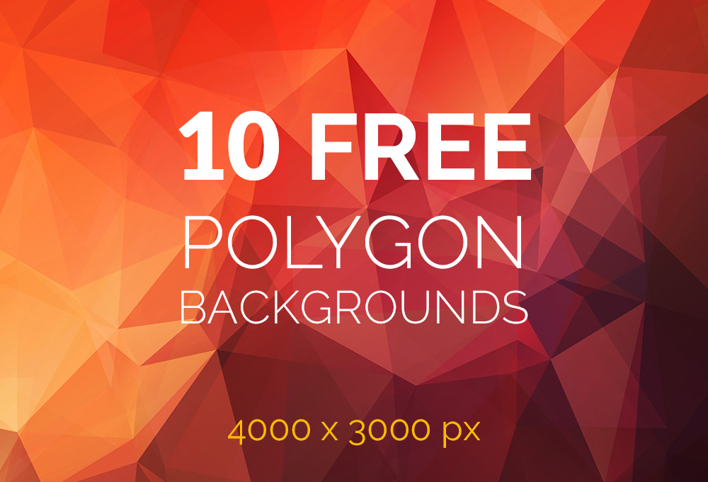 10 Free Polygon Backgrounds