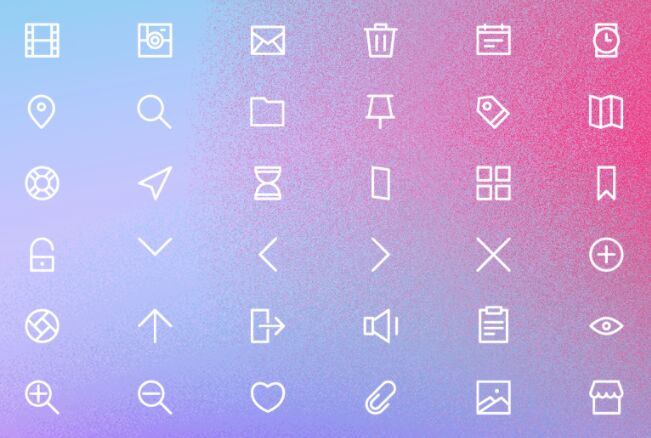 100 Stroke UI Icons