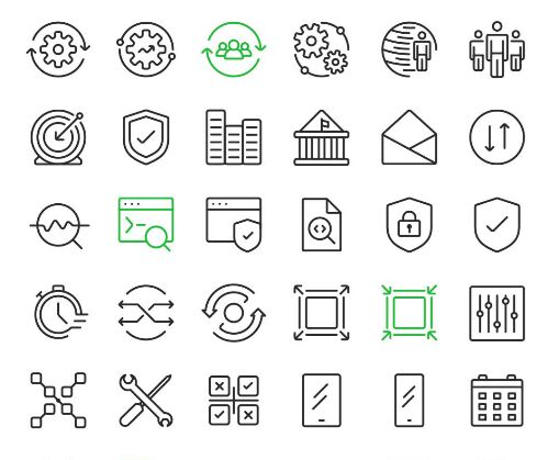 110 Modern Vector Icons