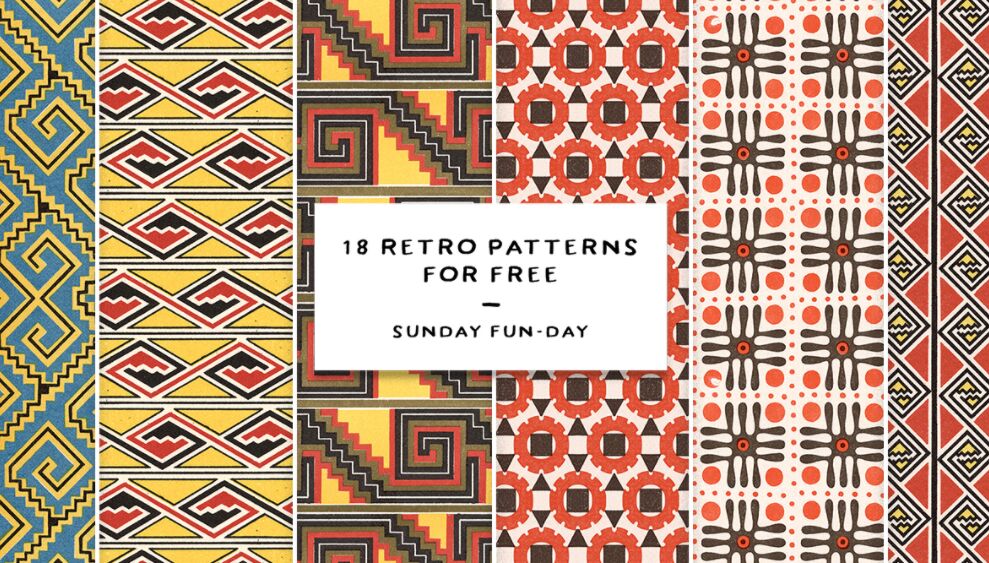 18 Free Retro Patterns