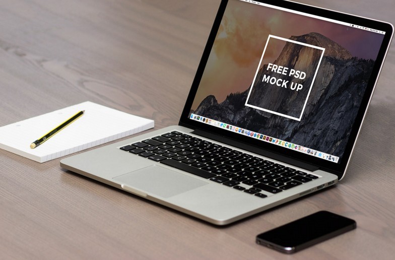 2 Free Macbook Pro Mockup