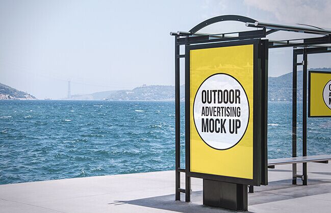 2 Outdoor Advertising Mock-Ups