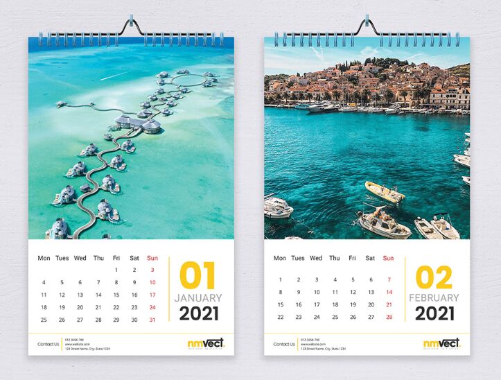 2021 Wall Calendar Free Download