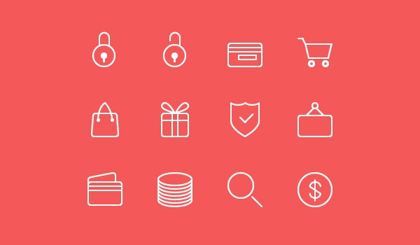 24 Ecommerce Line Icons