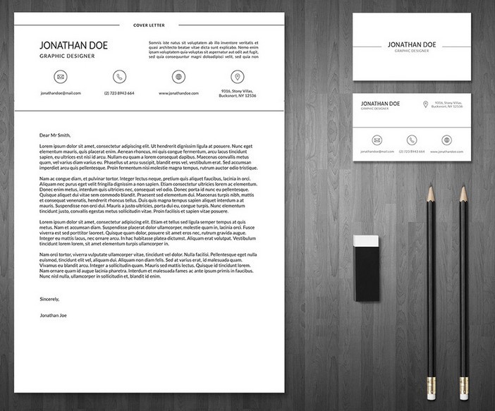 3-Piece Resume + Business Card Template