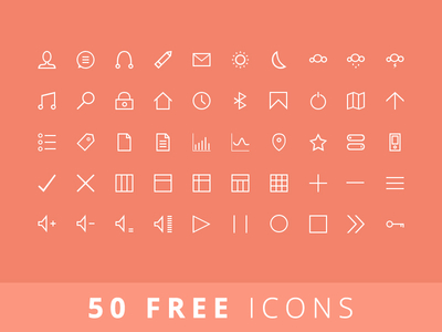 50 FREE Icons