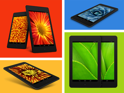 8 FREE Nexus 7 PSD Mockups