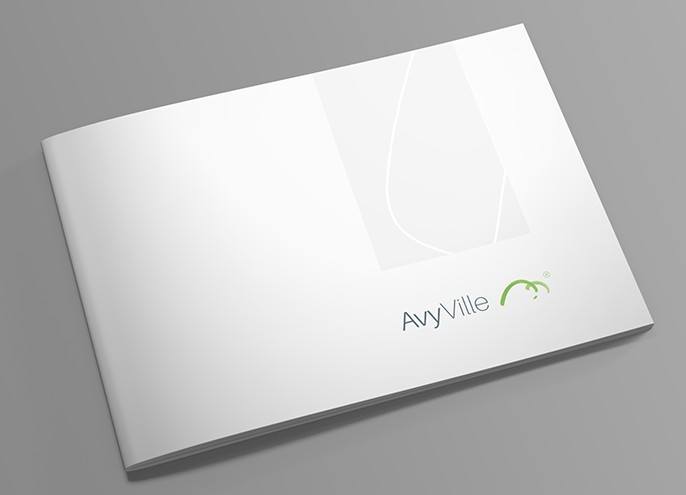 A4 Landscape Brochure Mockup