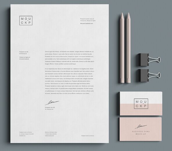 Advanced Branding Stationery Mockup