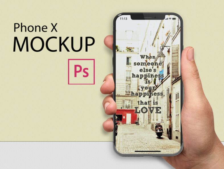 Advanced iPhone X Mockup