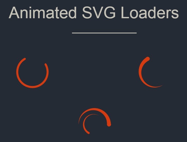 Animated SVG Loaders