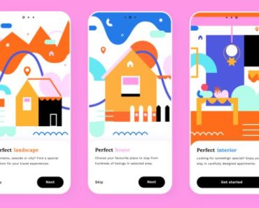 Apartment Booking App Onboarding Design