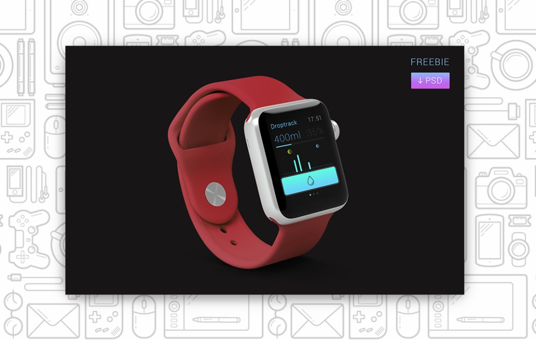 APPLE WATCH APP FREEBIE PSD