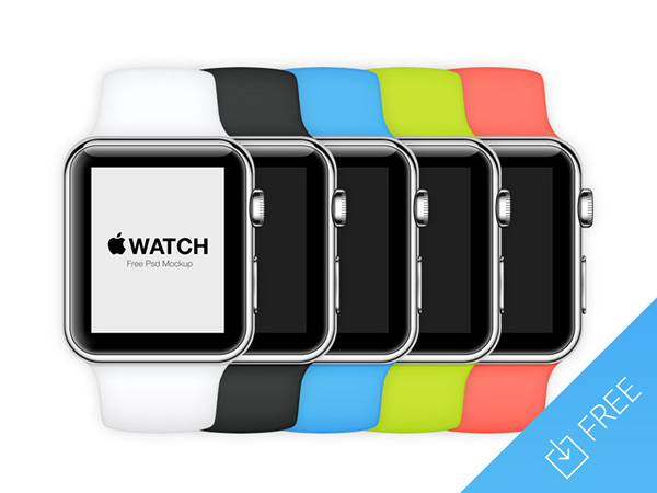 Apple Watch - Free Psd Mockup