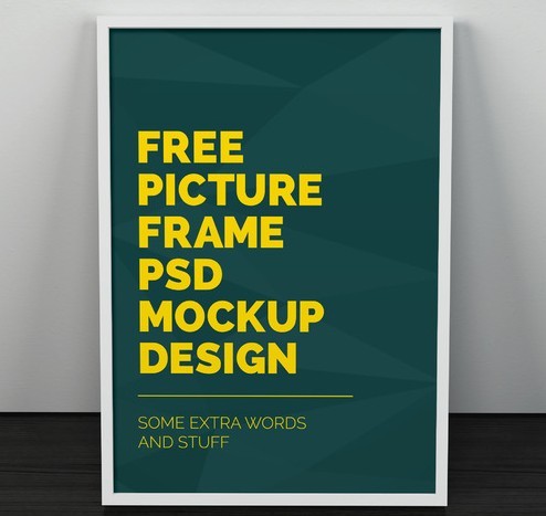 Artwork Frame PSD Mockup