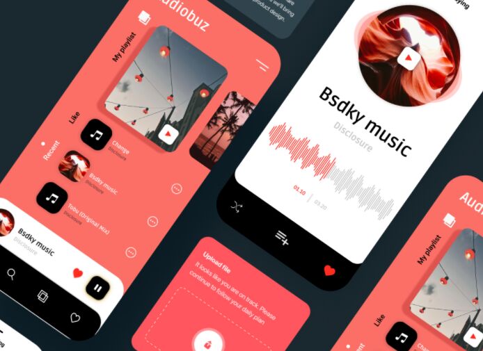 Audio Buzz Music App Concept