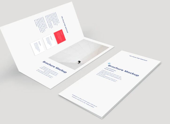 Bi-Fold Brochure Mockup