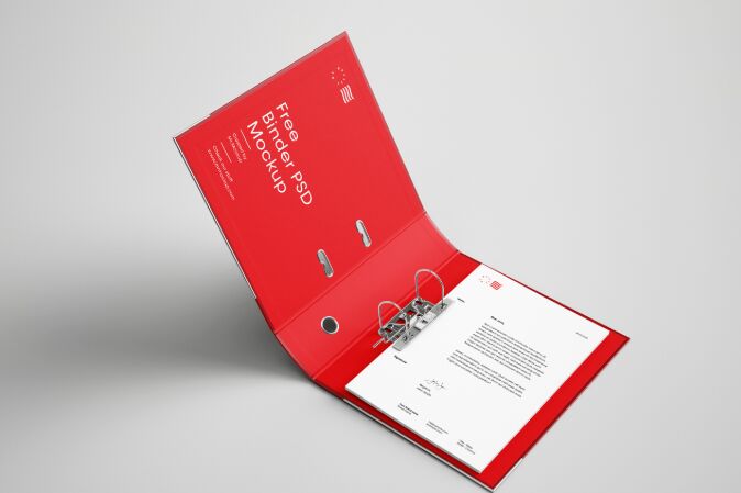 Binder PSD Mockup