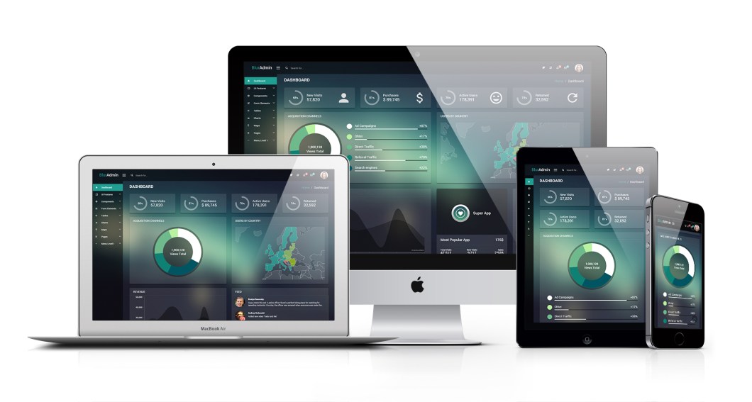 Blur Admin HTML template