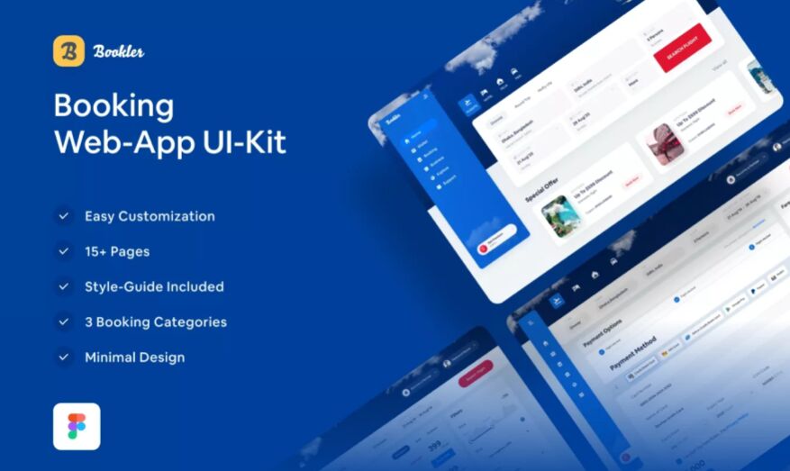 Booking Web App UI kit
