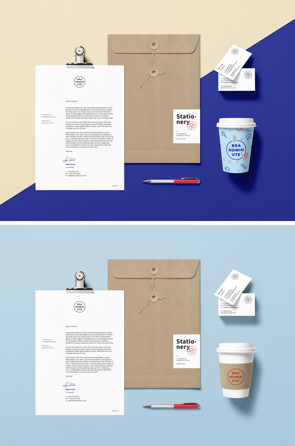 Branding & Identity MockUp Vol15