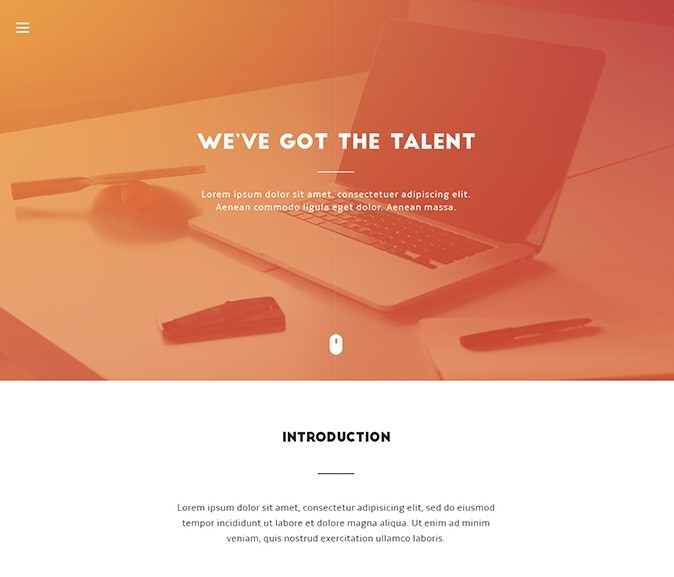 Casablanca Landing Page