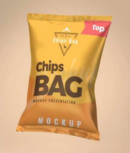 Chips Bag PSD Mockup