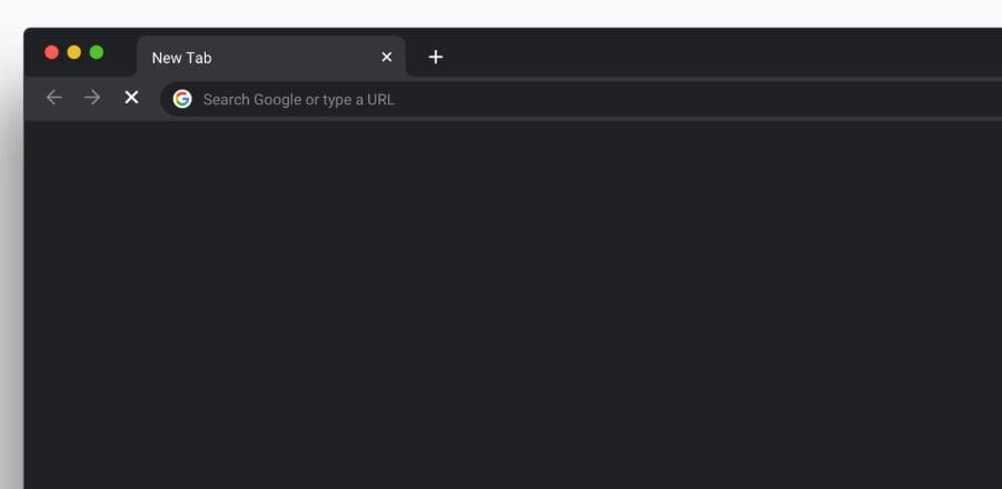 Chrome Dark UI (Sketch)