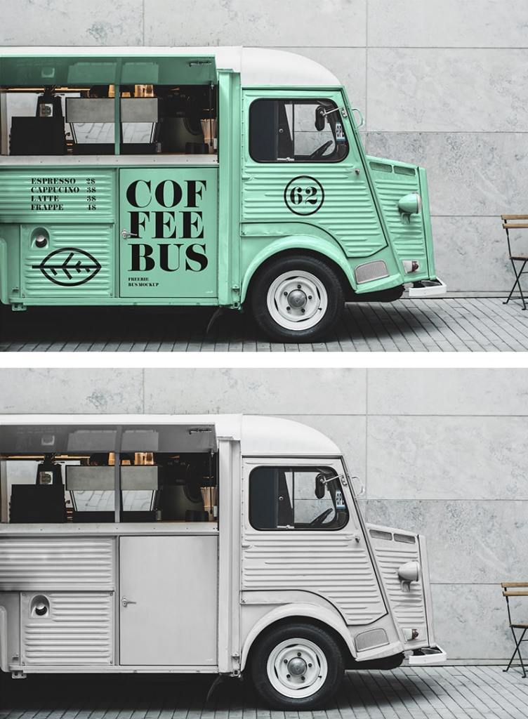 Citroen Food Track Mockup