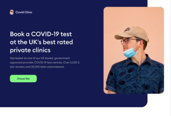 Clinic Health header UI templates