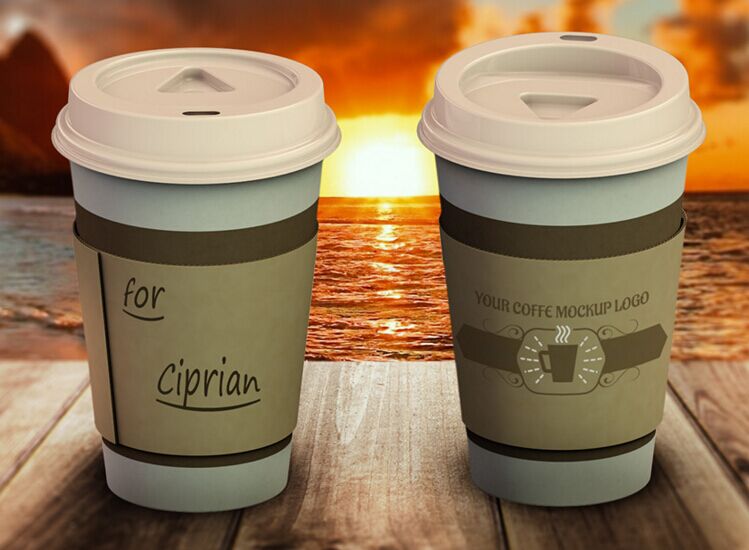 Coffee Cup Logo Mock-up