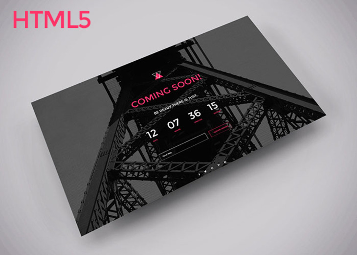Comming soon HTML template