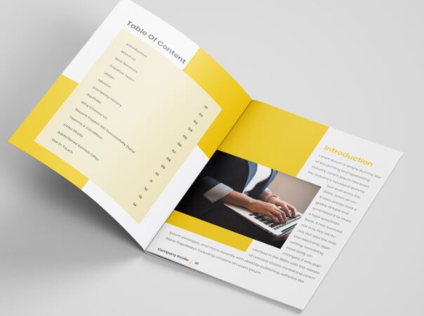 Company Profile Brochure Download Free Template