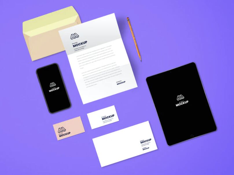 Complete Branding PSD Mockup