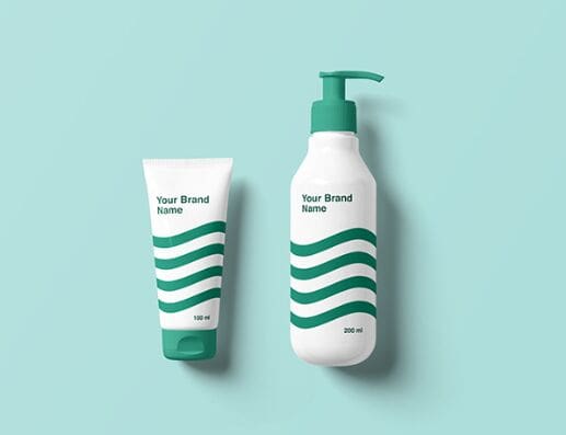 Cosmetics Bottle Mockup