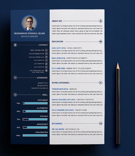 Creative Resume (cv) Template