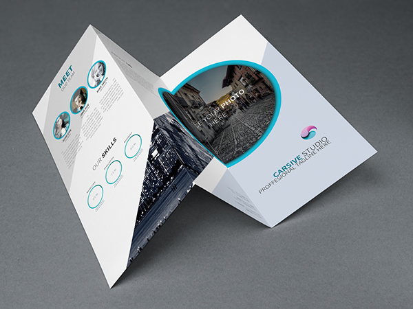 Creative Trifold Brochure Template PSD