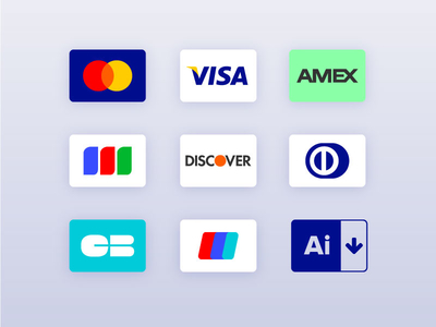 Credit Cards Freebie Icon Set