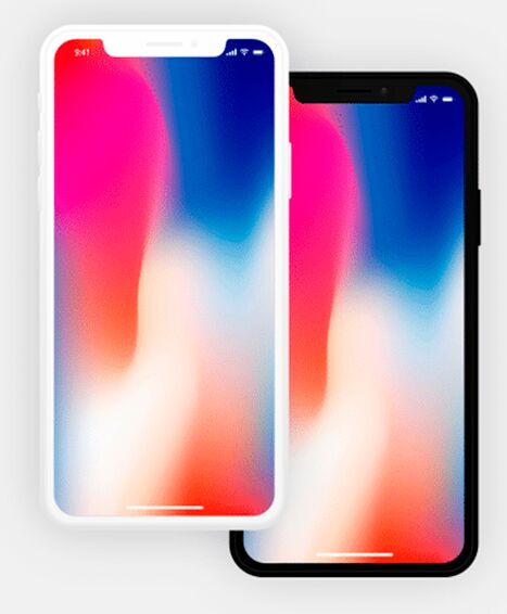 Dark & Light iPhone X Mockups