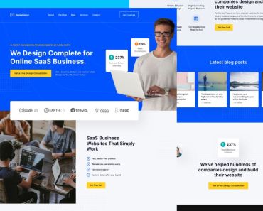 DesignJuice Sketch Landing Page Freebie