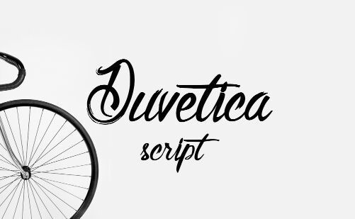 Duvetica Script Font