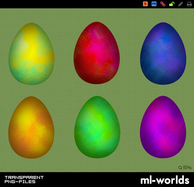 Easter Eggs PNGs