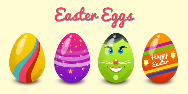 Easter Eggs Vector