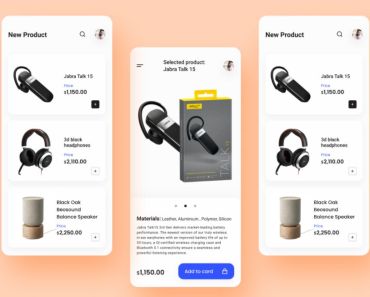 Ecommerce App UI Design