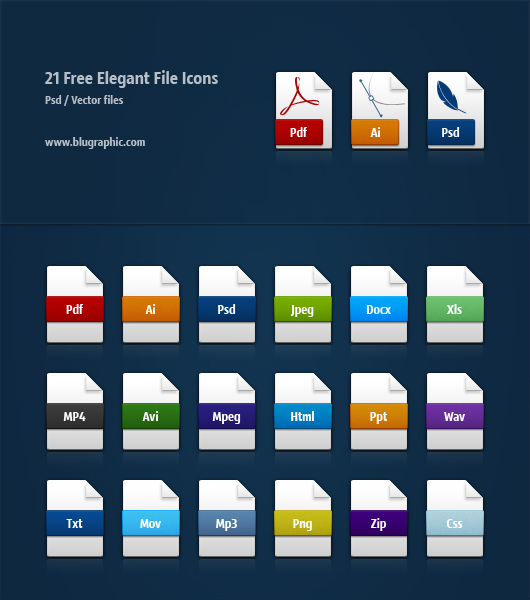 Elegant File Icons