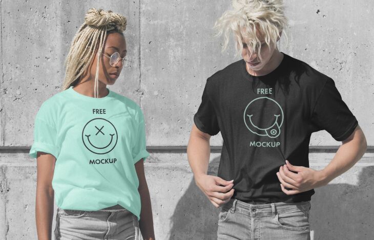 Fashion T-Shirts PSD Mockup