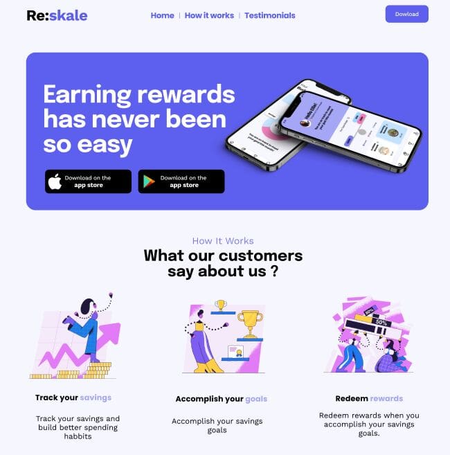 Financial Landing Page