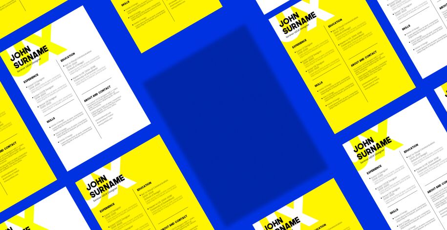 Five Resume CV 100% Free Templates